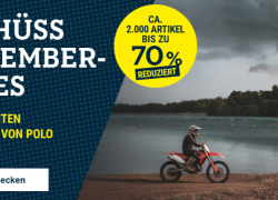 BLACK WEEK bei POLO Motorrad – bis 70% Rabatt!
