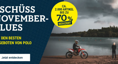 BLACK WEEK bei POLO Motorrad – bis 70% Rabatt!