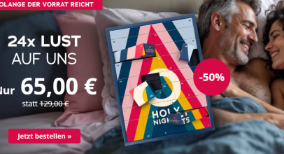 Orion Erotikshop – Erotik-Adventskalender mit 50% Rabatt!