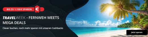 ab-in-den-urlaub.de – Travel Week Special – bis zu 1.150€ auf ausgewählte Reisen!