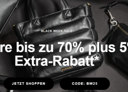 Taschenkaufhaus – Black Week Sale – bis zu 70% Rabatt + 5% Extra-Rabatt!