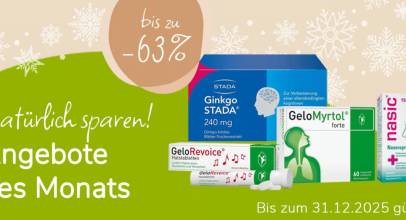 Aliva Apotheke – Angebote des Monats – bis zu 63% Rabatt!