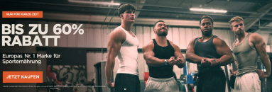 MyProtein – IMPACT WEEK – bis zu 60% Rabatt & 10% Extra auf Vitamine!