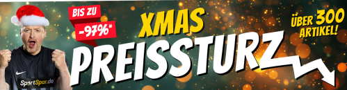 SportSpar –  XMAS PREISSTURZ – bis 97% Rabatt auf ausgewählte Artikel!