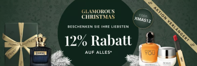 Parfümerie Pieper – Glamorous Christmas – 12% Rabatt auf Alles – auch auf bereits reduzierte Artikel!