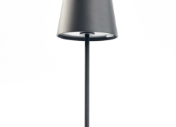 LED Akku Tischleuchte Down warmweiß 3000K Lampe innen außen IP65 Schiefergrau für 13,49€ inkl. Versand!