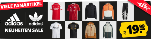 ADIDAS NEUHEITEN SALE bei SportSpar.de – bis 63% Rabatt!