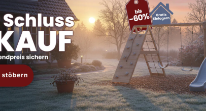 OutdoorToys – Jetzt bis zu -60 % im Winter Schlussverkauf sichern und gratis einlagern!