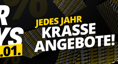 SparDays bei SportSpar – bis zu 96% Rabatt auf ausgewählte Highlights!