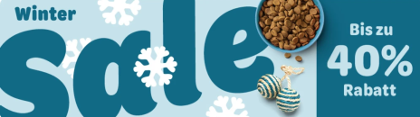 Zooplus – Winter Sale Rabatte – bis zu 40% auf Top-Marken + 200 zooPunkte extra!