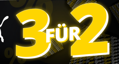 SparDays bei SportSpar – 3 für 2 auf ausgewählte PUMA Artikel – bis 80% Rabatt!