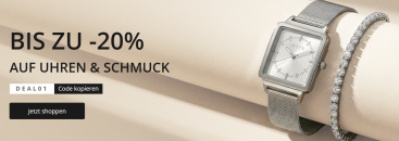 Christ – bis zu 20% Rabatt auf ausgewählte Uhren und Schmuck von Top-Marken!