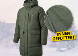 SportSpar – Lambretta Herren gefütterter Winter Parka mit 77% Rabatt!