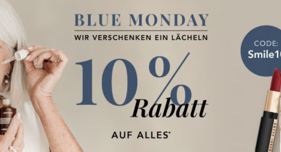 Parfümerie Pieper – Blue Monday – 10% Rabatt auf Alles!