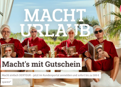 DERTOUR – Raus aus dem Alltag – Rein in den Urlaub – bis zu 500€ Gutschein!