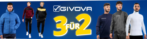 Sportspar – GIVOVA 3 für 2 Aktion bis 80% Rabatt!