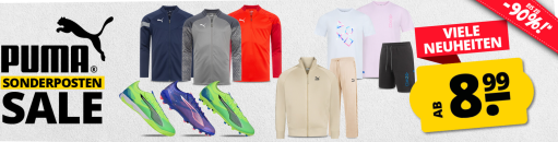 SportSpar – PUMA SONDERPOSTEN SALE – bis 90% Rabatt!