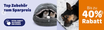 ZooPlus – Top Zubehör zum Sparpreis – bis 40% Rabatt!