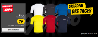 Spardeal des Tages bei SportSpar – Givova Baselayer Funktionsshirt “Corpus 2” mit 69% Rabatt!