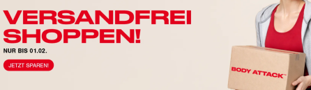 Body Attack – Reduzierte Produkte und Sonderposten mit bis zu 60% Rabatt + versandkostenfrei!