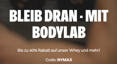 Bodylab24 – Februar Sale – bis 40% Rabatt auf Whey ausgewählte Produkte!