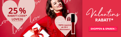PARFUEMERIE.de – HAPPY VALENTINS – bis 25% Rabatt + Gratis Proben!