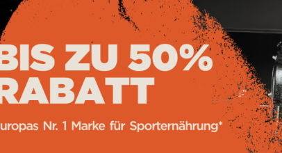 MyProtein – Blitz-Deal – bis 50% Rabatt + 10% EXTRA auf Vitamine + 5% EXTRA auf alle Bestellungen!