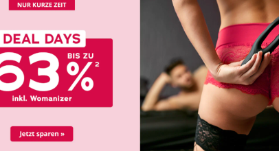 ORION Erotikshop – DEAL DAYS – bis 63% Rabatt inkl. Womanizer!