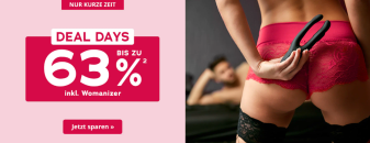 ORION Erotikshop – DEAL DAYS – bis 63% Rabatt inkl. Womanizer!