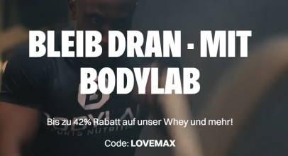 Bodylab24 – WINTERSALE – bis 42% Rabatt auf Whey ausgewählte Produkte + 22% Rabatt auf weitere BODYLAB Produkte + 11% Rabatt auf alle Fremdmarkenprodukte!