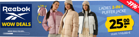 Reebok WOW DEALS bei SportSpar.de – mit 79% Rabatt!