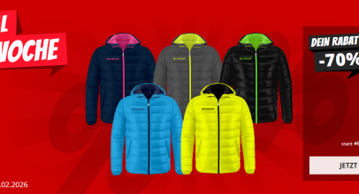 Spardeal der Woche bei SportSpar – Givova Herren Winterjacke – verschiedene Farben und Größen mit 70% Rabatt!
