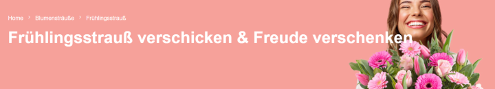 Blumenshop – Blumen und Pflanzen – Angebote bis zu 30% Rabatt + 10% Frühlings Rabatt!