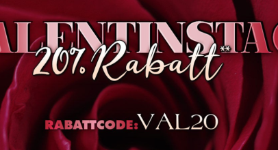SinEros Erotikshop – Verlängerter Valentinstag mit 20% Rabatt!!