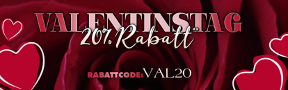 SinEros Erotikshop – Verlängerter Valentinstag mit 20% Rabatt!!