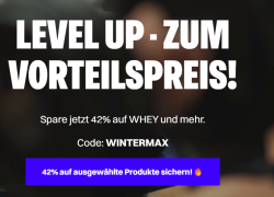 Bodylab24 – WINTERSALE – bis 42% Rabatt auf Whey ausgewählte Produkte + 22% Rabatt auf weitere BODYLAB Produkte + 11% Rabatt auf alle Fremdmarkenprodukte!