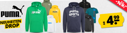 PUMA Neuheiten DROP bei SportSpar.de – bis zu 96% Rabatt!