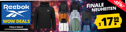 Reebok WOW DEALS bei SportSpar.de – Finale Neuheiten mit bis zu 82% Rabatt!
