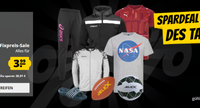 Fixpreis-Sale bei SportSpar mit bis zu 97% Rabatt!