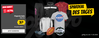 Fixpreis-Sale bei SportSpar mit bis zu 97% Rabatt!