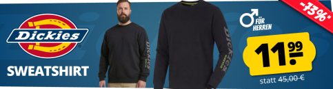 SportSpar – Dickies Okemo GPX Herren Sweatshirt – mit 73% Rabatt!