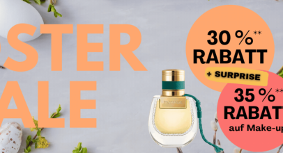 PARFÜMERIE.de – OSTER SALE – 30% Rabatt auf Alles + 35% Rabatt auf Make-up zu Ostern + Surprise!
