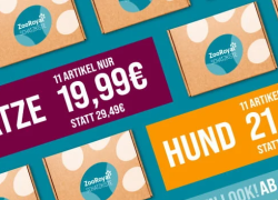 ZooRoyal – bis 11-tlg. Hunde und Katzen Schatzkiste mit Spielzeug ab 19,99€!