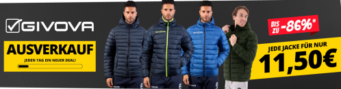 SportSpar – GIVOVA Ausverkauf zu Schnäppchenpreisen – bis 86% Rabatt!