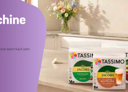 TASSIMO Vielfaltspaket – bestehend aus 10 Packungen + Happy Maschine GRATIS + 20€ Coupons für 69,90€ inkl. Versand!