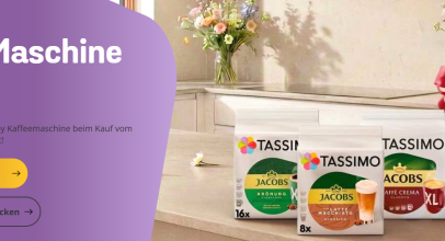 TASSIMO Vielfaltspaket – bestehend aus 10 Packungen + Happy Maschine GRATIS + 20€ Coupons für 69,90€ inkl. Versand!