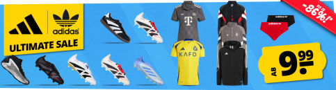 ADIDAS ULTIMATE SALE bei SportSpar.de – bis zu  86% Rabatt!