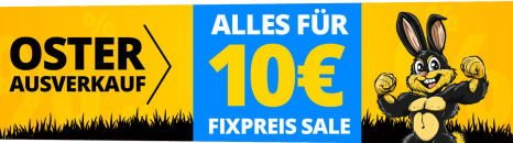 OSTER AUSVERKAUF FIXPREIS-SALE bei SportSpar.de – ALLES für je 10€!