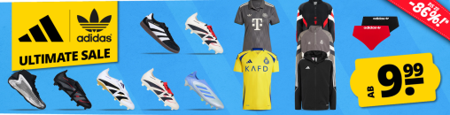ADIDAS ULTIMATE SALE bei SportSpar.de – bis zu  86% Rabatt!