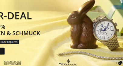 Christ – OSTER-DEAL – bis zu 20% Rabatt auf ausgewählte Uhren und Schmuck von Top-Marken!